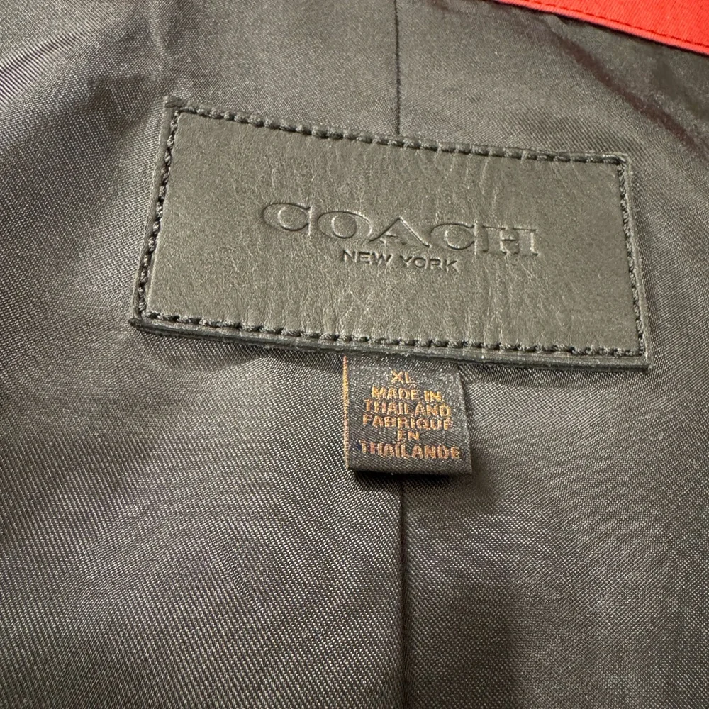Coach Red Mens Barracuda Jacket - Picture 10 of 11